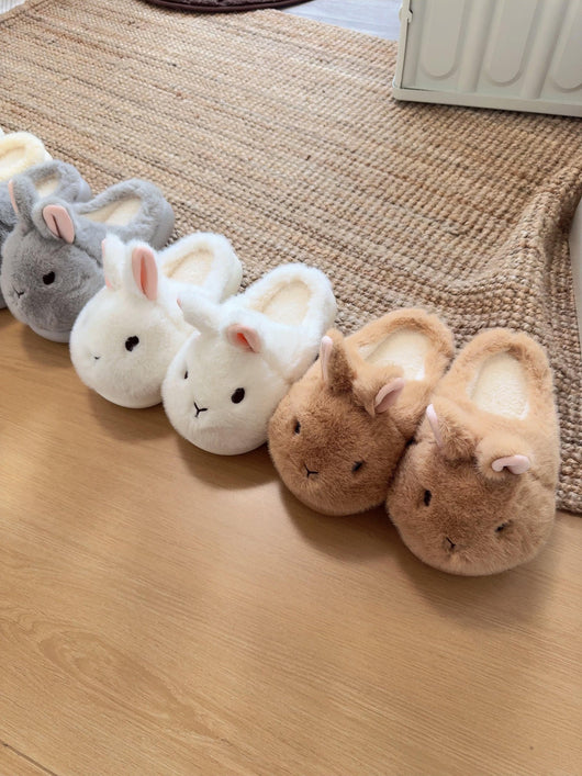 Cute Plush Rabbit Bunny Slippers