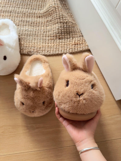 Cute Plush Rabbit Bunny Slippers