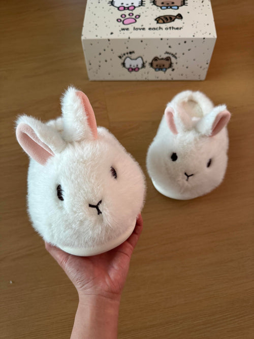 Cute Plush Rabbit Bunny Slippers