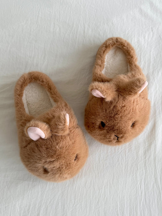 Cute Plush Rabbit Bunny Slippers
